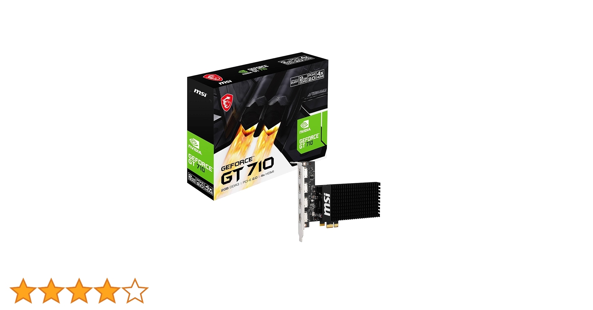 Amazon | MSI GT 710 2GD3H 4HDMI グラフィックスボード VD9284